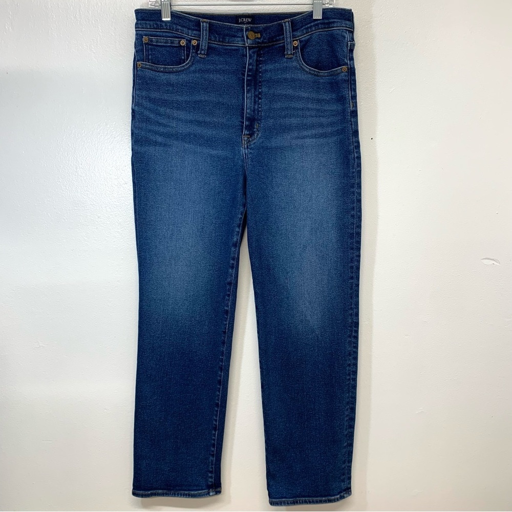 J Crew Jeans Woman 30 Stovepipe Straight High Rise Cotton Casual Work Western